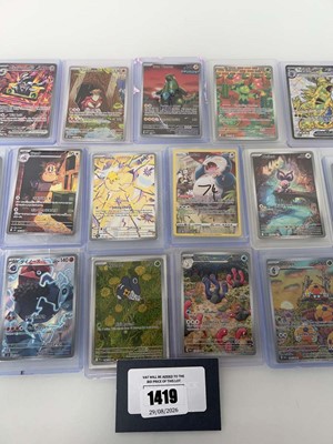 Lot 1419 - Approx. 25 Top Loaded Pokémon cards from...