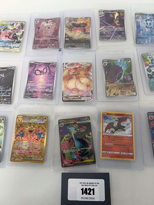 Lot 1421 - Approx. 25 Top Loaded Pokémon cards from...