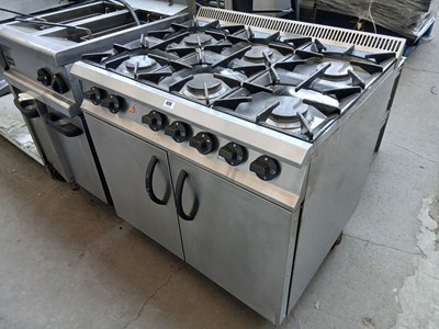 Lot 429 - 90cm gas Moorwood Vulcan 6 burner cooker with...
