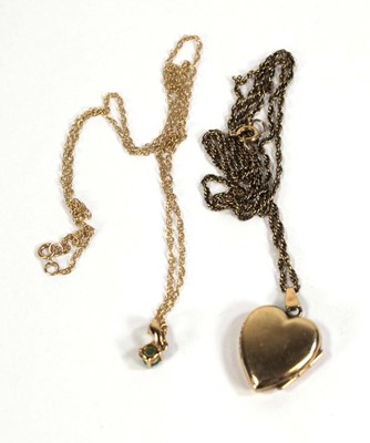 Lot 564 - A 9ct yellow gold ropetwist necklace...