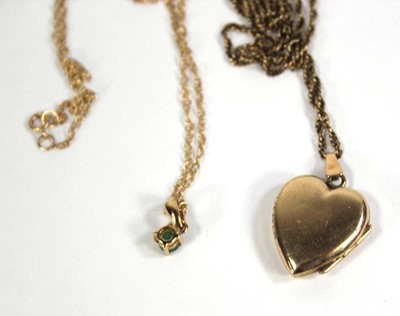 Lot 564 - A 9ct yellow gold ropetwist necklace...