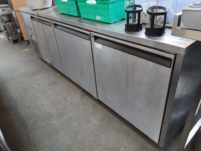 Lot 131 - 250cm Williams 3-door counter fridge