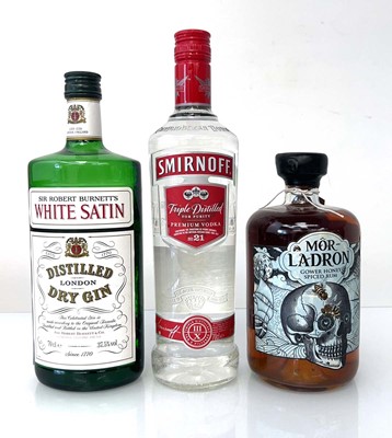 Lot 13 - 3 bottles, 1x Mor Ladron Gower Honey Spiced...