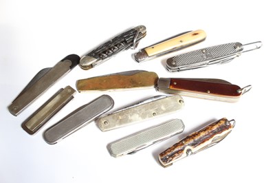Lot 1088 - Eleven various collectors pocket knives to...