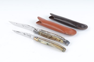 Lot 1092 - Laguiole en Aubrac pocket knife, 4 ins blade...