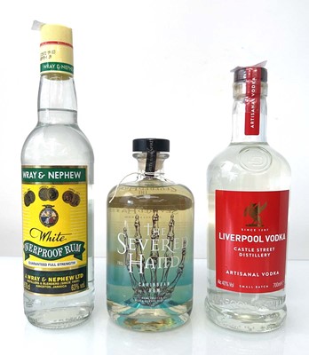 Lot 16 - 3 bottles, 1x The Severed Hand Caribbean Rum...