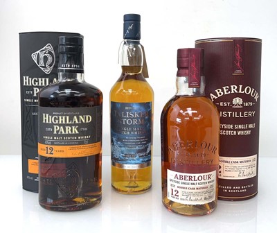 Lot 17 - 3 bottles of Single Malt Scotch Whisky, 1x...