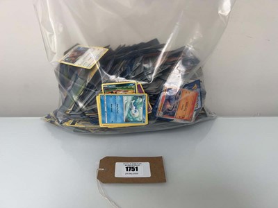 Lot 1751 - Bag containing qty of loose Pokémon cards