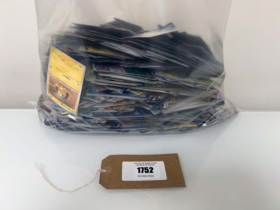 Lot 1752 - Bag containing qty of loose Pokémon cards