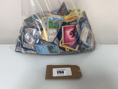 Lot 1753 - Bag containing qty of loose Pokémon cards