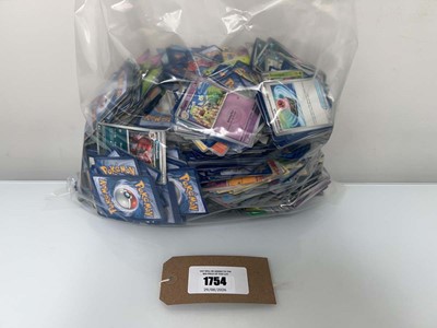 Lot 1754 - Bag containing qty of loose Pokémon cards