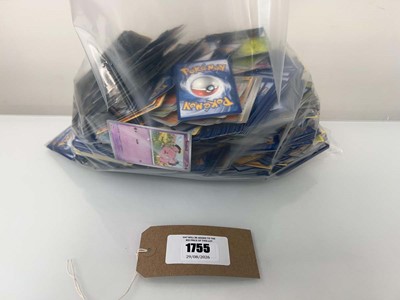 Lot 1755 - Bag containing qty of loose Pokémon cards