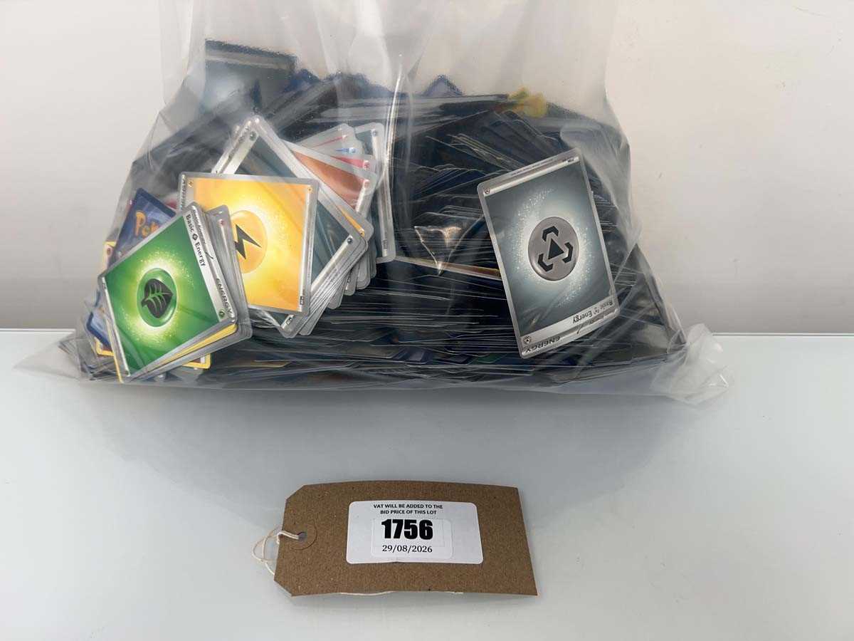 Lot 1756 - Bag containing qty of loose Pokémon cards