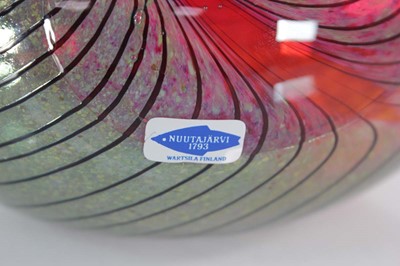 Lot 40 - Oiva Toikka for Nuutajarvi glass, a 1980's...