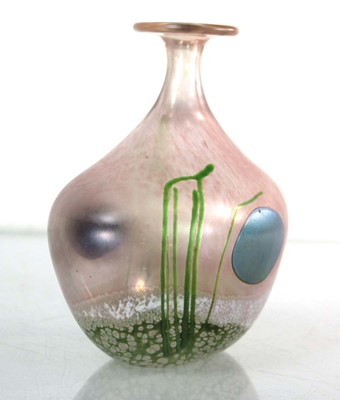 Lot 43 - Norman Stuart Clark (b. 1946), a lustre glass...