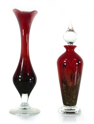 Lot 46 - Pascal Guernic, Monpazier, a cased-glass vase...