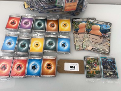 Lot 1759 - Bag containing qty of loose Pokémon cards from...