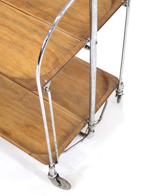 Lot 58 - A German 'Dinett' folding trolley or cart with...