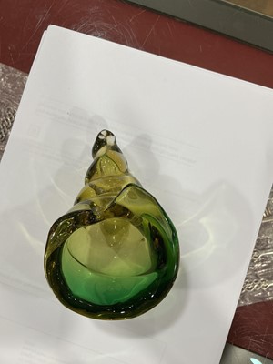 Lot 70 - A group of art glass sculptures modelled as...