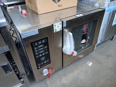 Lot 510 - electric Angelo Po 6 grid combination oven