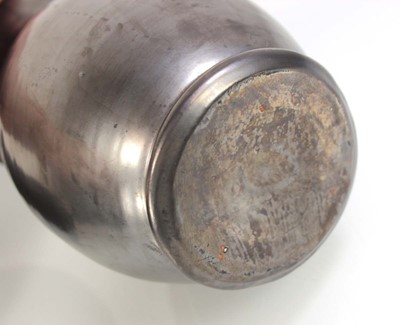 Lot 108 - A 1970's raku studio pottery bowl, di. 23 cm,...