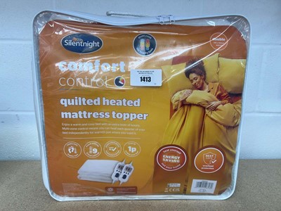 Lot 1413 - Silent Night comfort control quilted heated...