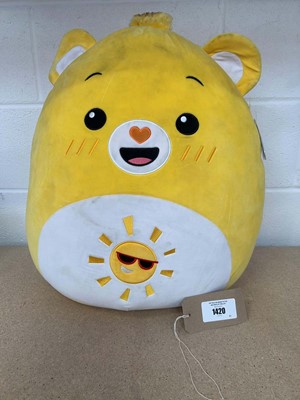 Lot 1420 - Original Squishmallows Care Bears Funshine Bear