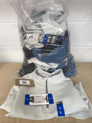 Lot 1433 - Approx. 15 men's Kirkland 1/2 zip jumpers