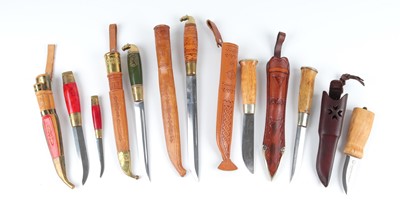 Lot 65 - Six various Nordic and Scandinavian hunting...