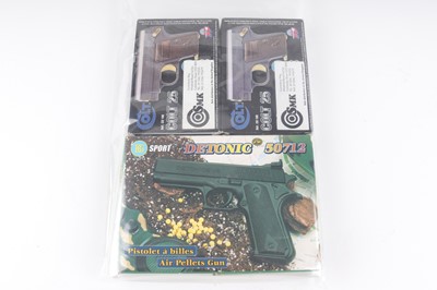 Lot 1251 - (S37) Two 6mm BB Colt 25 Airsoft pistols,...