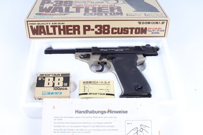 Lot 1252 - (S37) ASGK 6mm BB Walther P-38 Airsoft pistol,...
