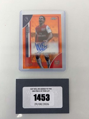 Lot 1453 - Topps Chrome Mikel Arteta signed/autograph and...