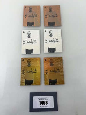 Lot 1458 - 6x Topps Finest Premier League Kane Finest...