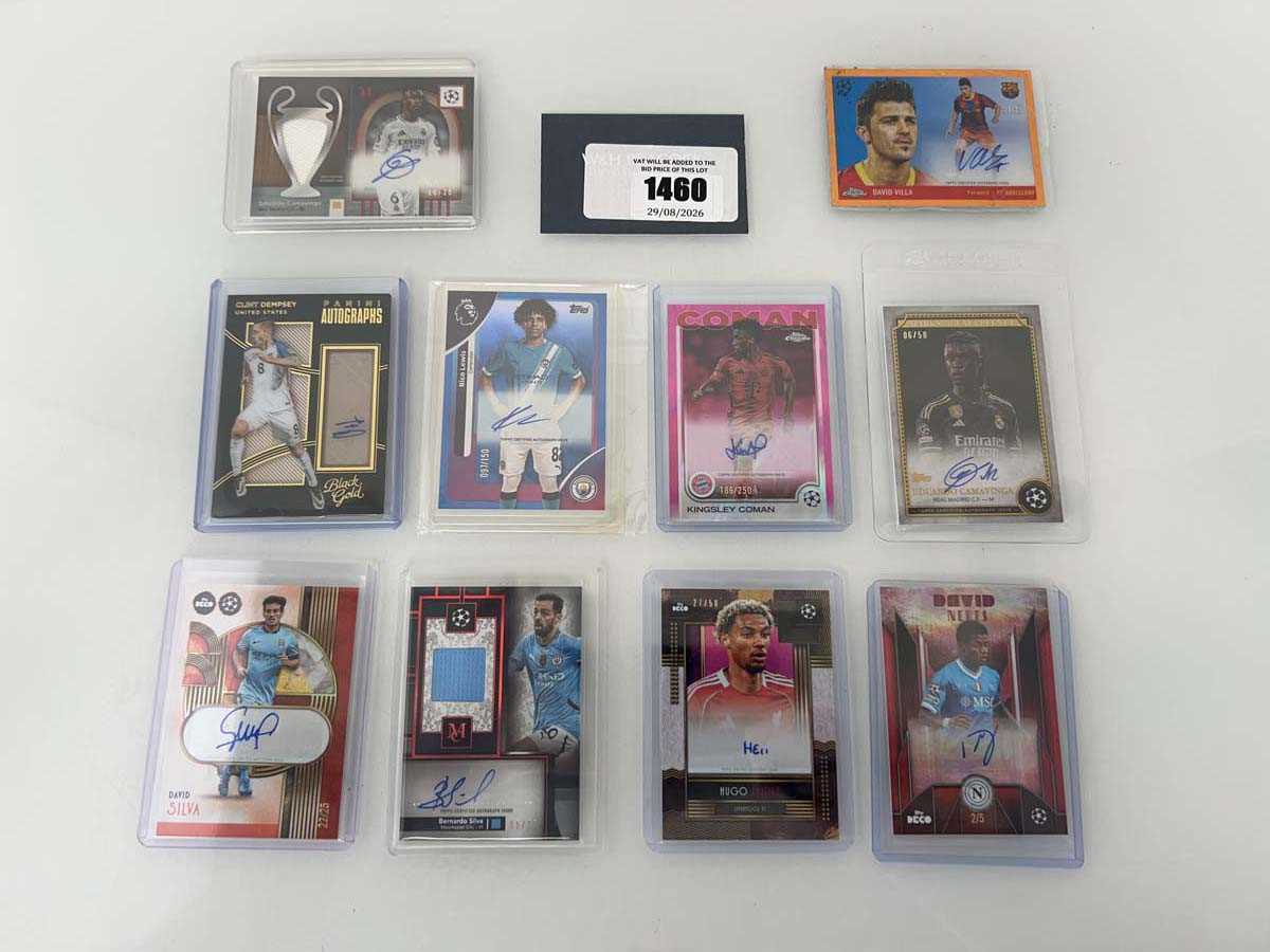 Lot 1460 - 10 x signed/autographed and serial numbered...