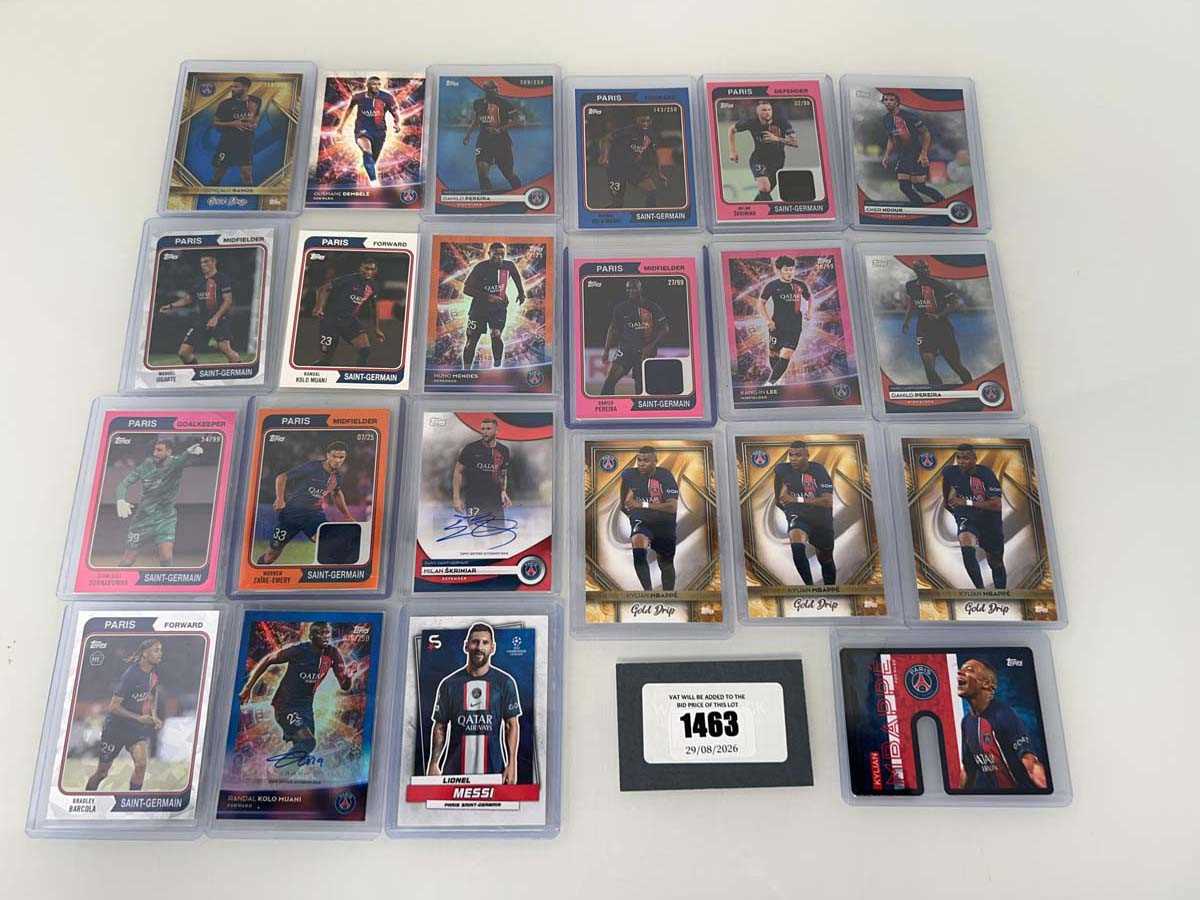 Lot 1463 - approx.20 signed/autographed, serial numbered...
