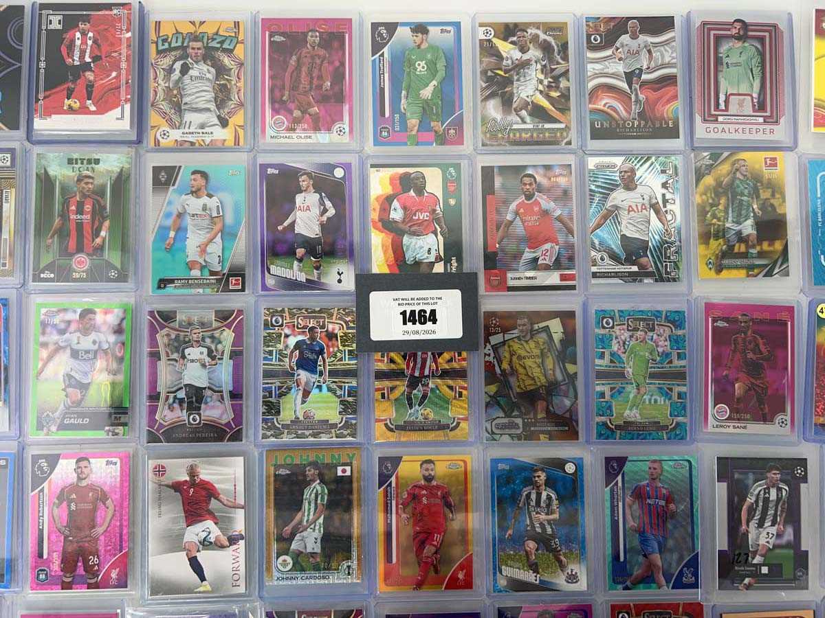 Lot 1464 - Large qty of serial numbered football trading...