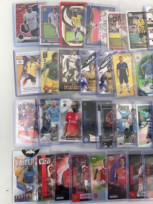 Lot 1465 - Large qty of top loaded football trading cards