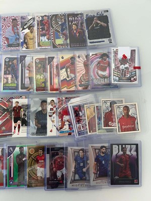 Lot 1465 - Large qty of top loaded football trading cards