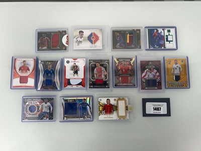 Lot 1467 - 14x various patch football trading cards