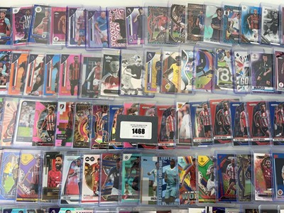 Lot 1468 - Large qty of top loaded football trading cards