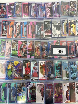 Lot 1468 - Large qty of top loaded football trading cards