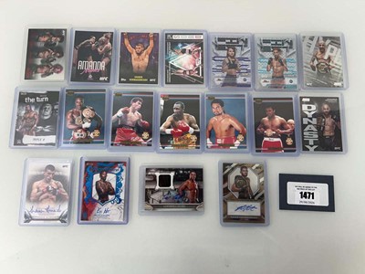 Lot 1471 - Qty of top loaded UFC and Boxing trading cards