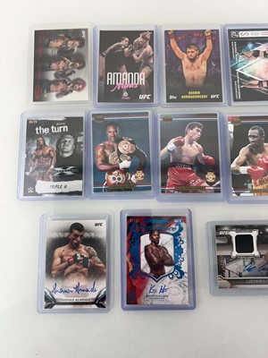 Lot 1471 - Qty of top loaded UFC and Boxing trading cards
