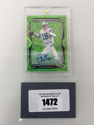 Lot 1472 - Panini Obsidian signed/autograph and serial...