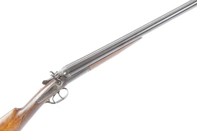 Lot 1862 - (S2) 12 bore Belgian Double Hammer Gun, 28 ins...