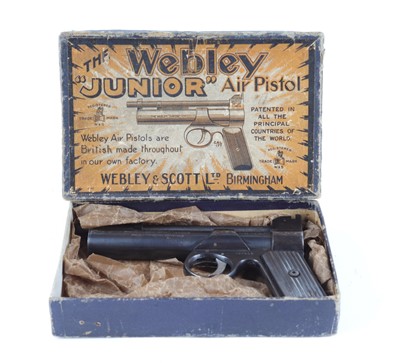 Lot 243 - A Pre-War .177 Webley Junior Air Pistol, no....