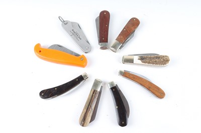 Lot 1112 - Nine various modern Sheffield-made pocket knives