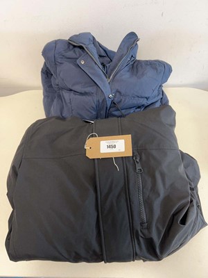 Lot 1450 - x2 men's long coats by DKNY( UK M) & Heritage...