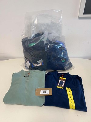 Lot 1472 - Approx. 10 ladies 1/4 zip fleeces by Merrell.