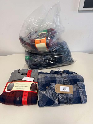 Lot 1473 - Approx. 10 men's thermal shirts and/or flannel...